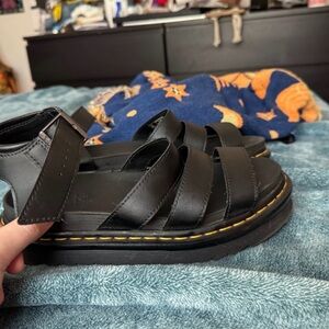 Dr. Martens Black Sandals